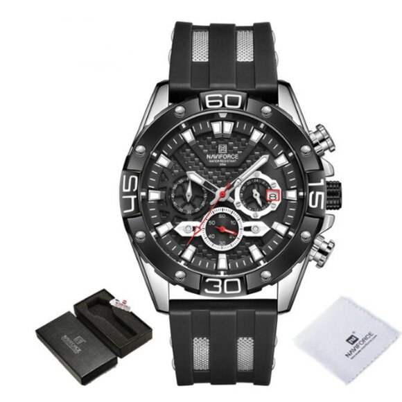 NaviForce Water Resistant Chronograph Divers Watch - Choose Your Color & Style - Picture 3 of 9